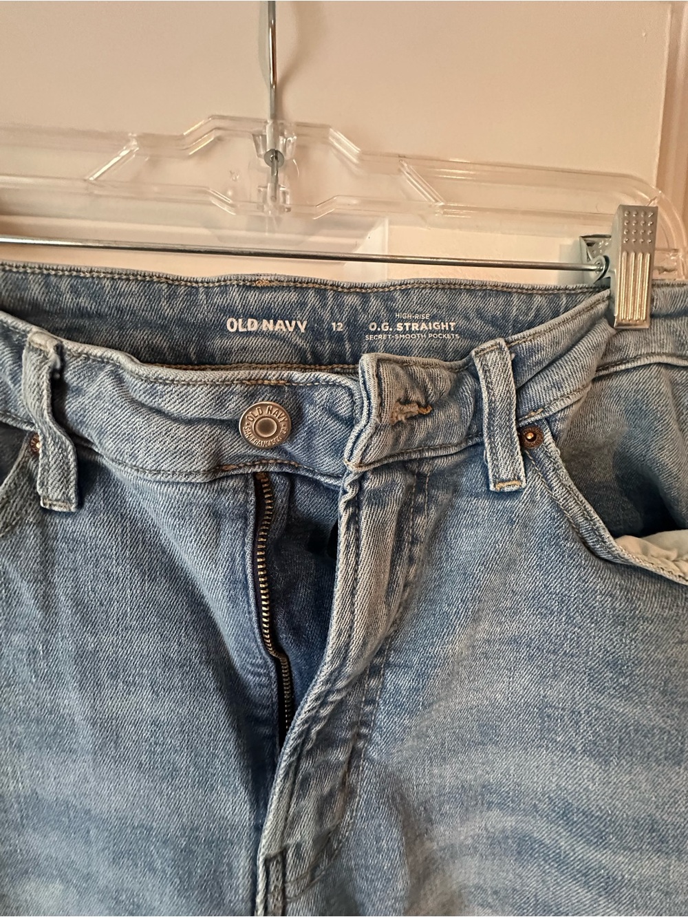 Old Navy Light Wash OG Straight-Leg Women's Jeans